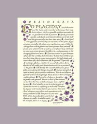 Desiderata Purple Roses