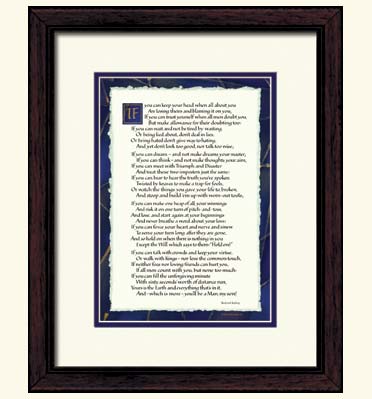 If by Kipling framed