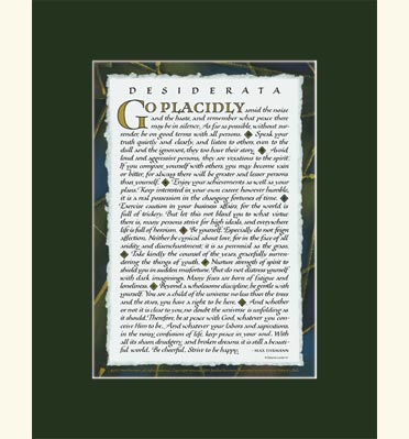 Desiderata green